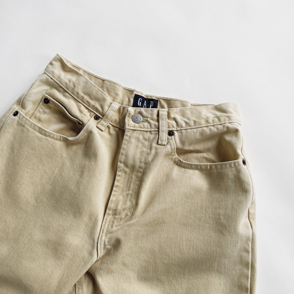 Vintage GAP Tapered Denim Jeans in Sandstone